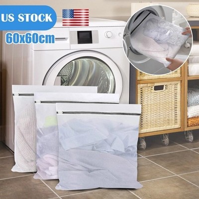 3 Zipped Wash Bag Mesh Net Laundry Washing Machine Lingerie Underwear Bra #&-%#