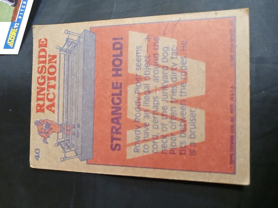 1985 Topps WWF - Roddy Piper, Junkyard Dog #40 (RC) - Image 2 of 2