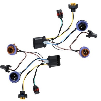 Set of 2 Headlight Wiring Harness for 07-14 Chevrolet Tahoe Suburban Avalanche