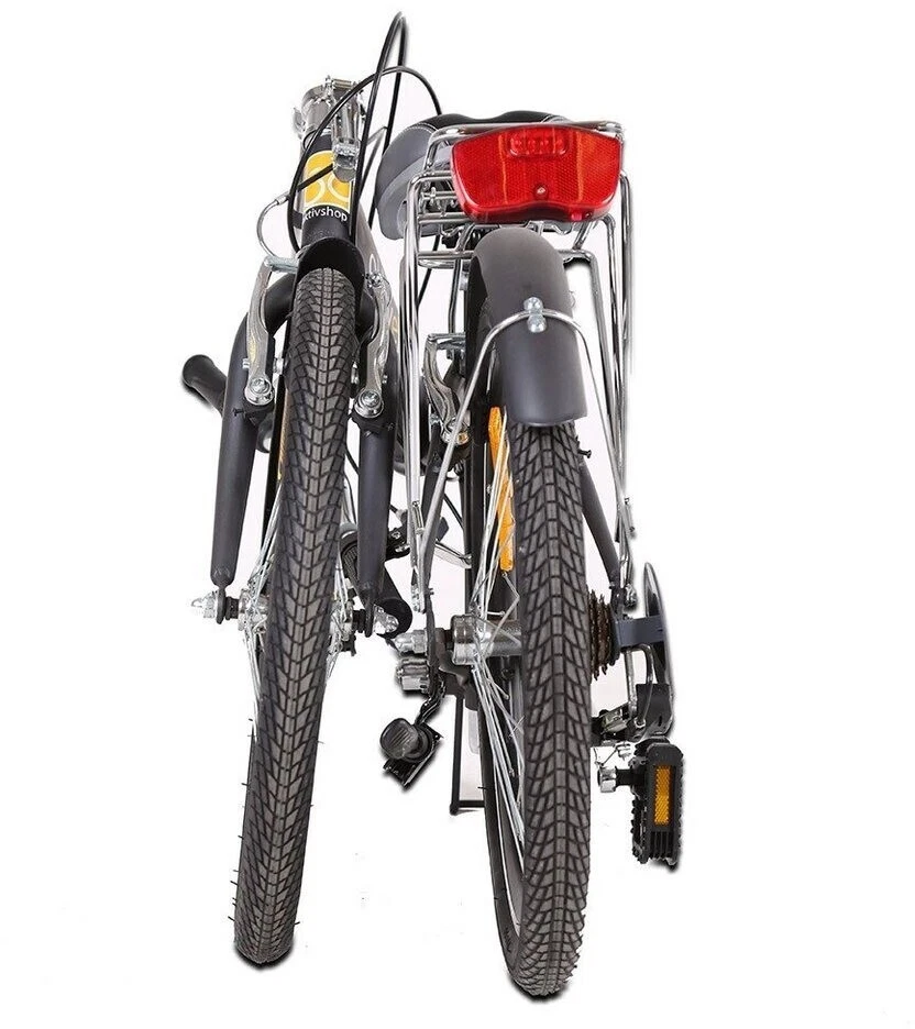 Telefunken Faltrad, grau, 20 Zoll, Stahl, 6-Gang-Kettenschaltung NEU OVP. - Bild 3 von 4