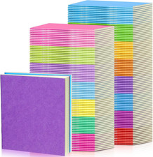 150 Pack Mini Notebooks Bulk 4X4 Inch Blank Pocket Journals,Bright Color