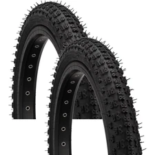 Pack of 2 Kenda K50 Tire 12 1/2 x 2 1/4 Clincher Wire Black BMX Bike