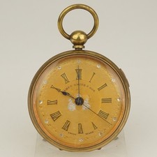 Working CHRONOGRAPH Pocket Watch Men's no fusee duplex chronometer no repeater