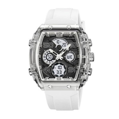 Activa Vion X Invicta Men's Digital Essentials Watch ACW8109-002 White Rubber