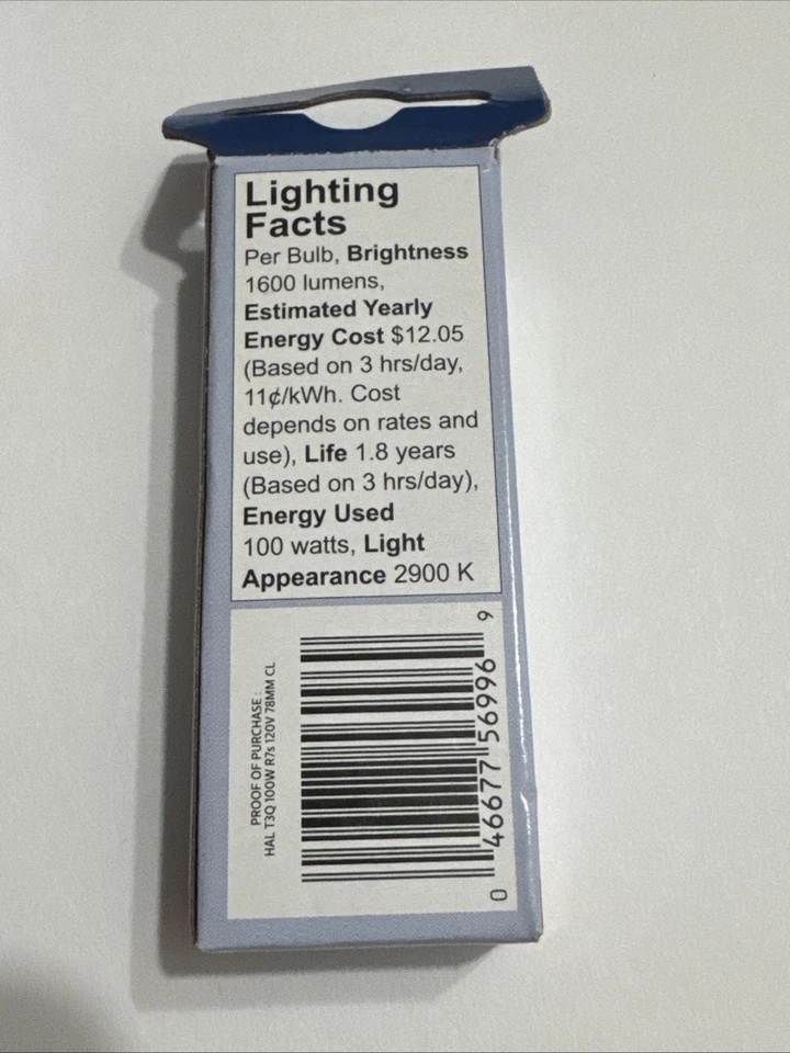 Philips T3  100W RSC Bulbs 6 (2-pk) Boxes  (12 Bulbs total) BRAND NEW - Image 4 of 4