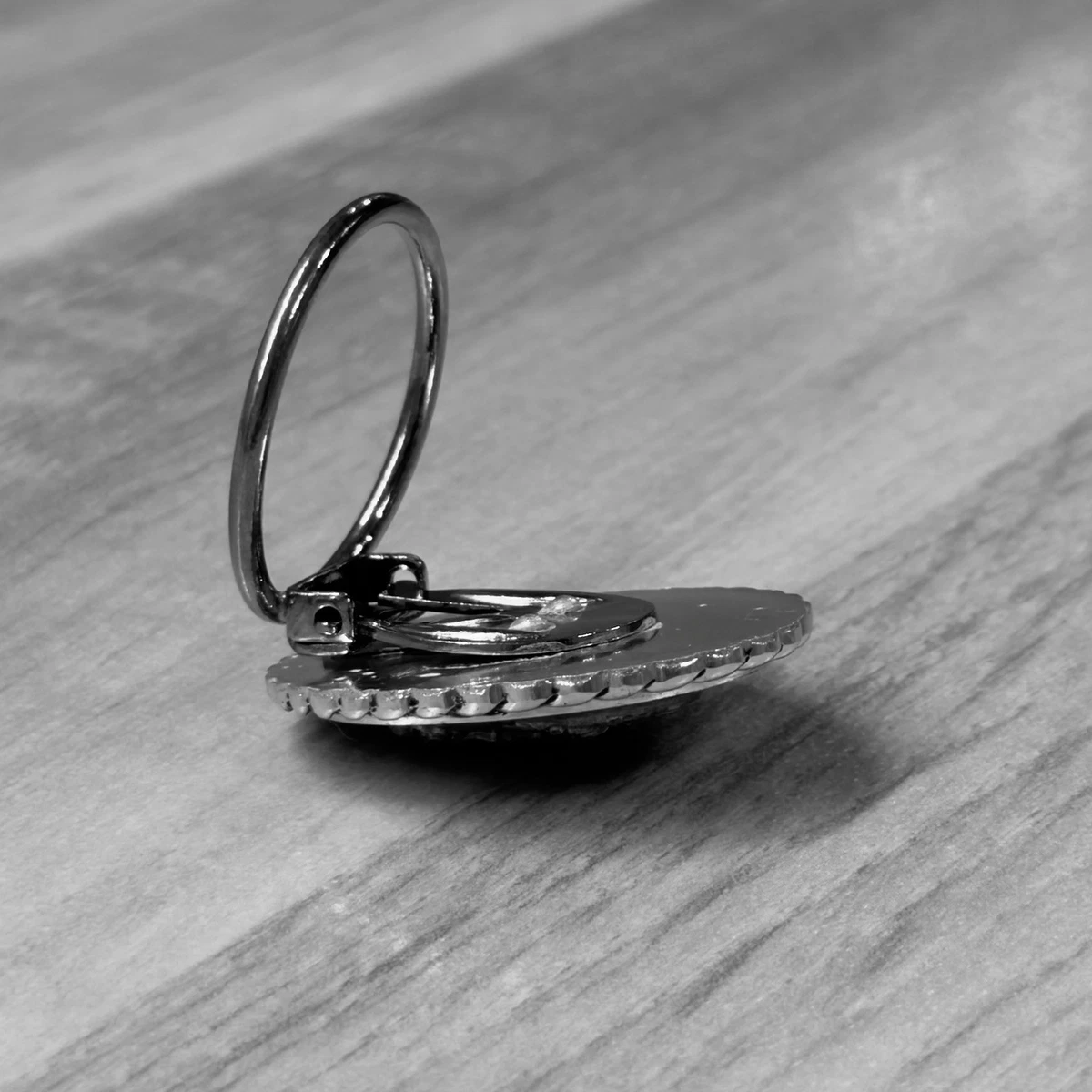 Vintage Kamee Brosche Anhänger Viktorianisch Edel Silber Metall Grau Stein