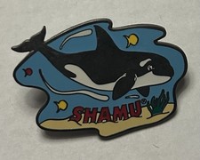 SeaWorld Orlando San Diego Antonio - Shamu Whale - Cartoon Animated Pin