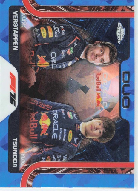 2025 Topps Chrome Sapphire Edition Formula 1 #164 Max Verstappen / Yuki Tsunoda