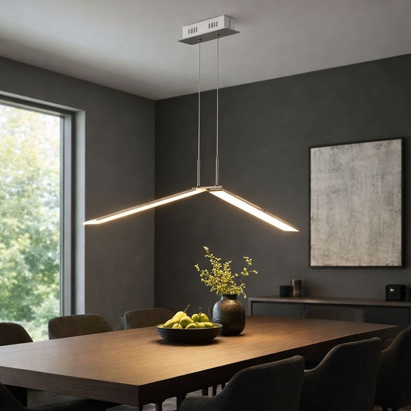 HäNgeleuchte Esstischlampe Dimmbar Led Wohnzimmerlampe Spots Verstellbar L 100Cm-image