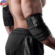 Elbow Wraps for Weightlifting 1 Pair , 47" Elastic Elbow Support  Compressio..