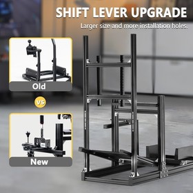 Marada 4080 Aluminum Racing Sim Cockpit With TV Stand Fit Logitech Thrustmaster