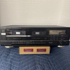 FISHER CR-W913A DOUBLE STEREO CASSETTE DECK - SERVICED - NEW BELTS -FULLY TESTED