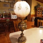 Ornate 27” GONE WITH THE WIND PARLOR/HURRICANE BANQUET LAMP (GWTW)~Electric