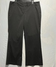 New York  Company STRETCH gray pinstripe work/dress/career pants 14 AVG 