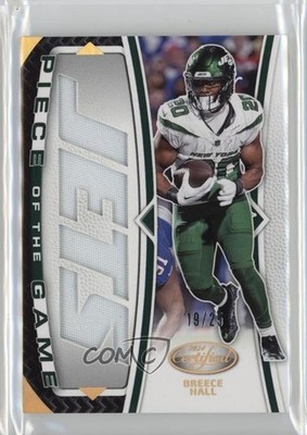 2024 Certified Piece of the Game Relics Gold 19/25 Breece Hall #POG-BHL 1u5y