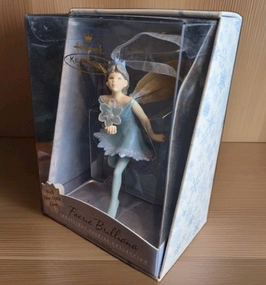  Hallmark Keepsake Ornament 2001 Faerie Estrella Frostlight Faeries Fiber-Optic