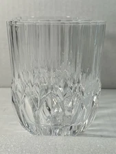 Mikasa Park Lane Style Double Old Fashion Retired Crystal Clear Whiskey Glass