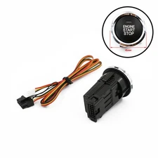 US Car Keyless Engine Start Push Button Power Starter Ignition Switch Set 12V