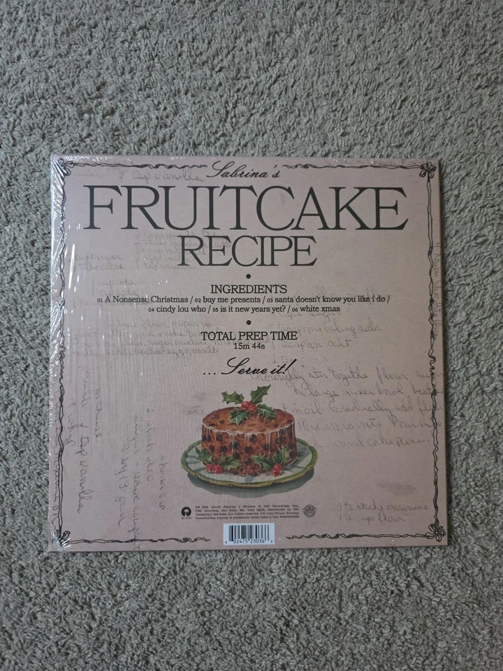 Sabrina Carpenter Sabrina's Fruitcake Recipe (Target Excl Olive Green Vinyl) New - Image 2 of 2