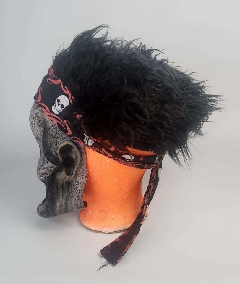 Latex Pirate Zombie Halloween Mask – Adult Size - Image 4 of 4