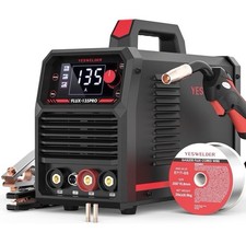 YESWELDER 135 Pro Amp MIG Welder, 110V Flux Core Flux Core MIG/Lift TIG/Stick