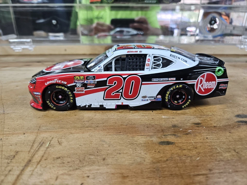 CHRISTOPHER BELL 2019 #20 RHEEM ATLANTA WIN XFINITY 1/24 AUTOGRAPHED  - Image 2 of 4