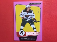Parkhurst Champions Rookie /99 Marat Khusnutdinov Minnesota Wild