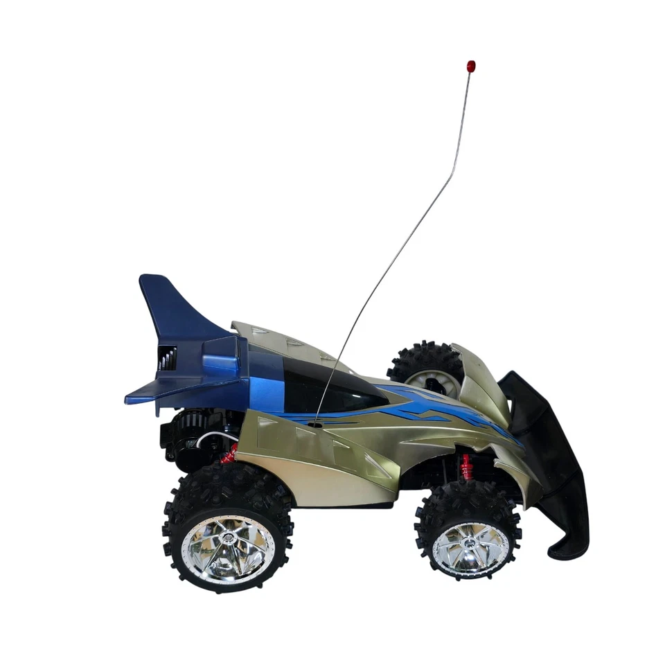 Vintage Artin Radio Controlled Race Card Control Controller RC Silver Blue Y2K - Image 4 of 4