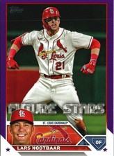 2023 Topps #455 Lars Nootbaar Purple