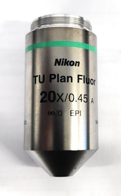 Nikon Microscope TU Plan Fluor 20x/0.45 OFN25 Objective Lens MUE12200