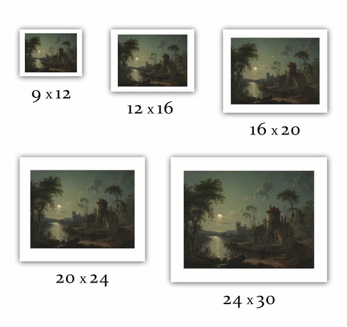 Sebastian Pether : "River Scene" (1840) — Giclee Fine Art Print - Picture 2 of 7