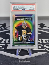 2021-22 O-Pee-Chee Platinum Rainbow Color Wheel Jeremy Swayman #205 PSA 10