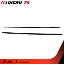 Fit For 78-96 Ford Bronco Tailgate Tail Gate Window Sweep Weatherstrip Seal Kit