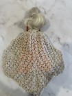 Vintage Barbie Crocheted Homemade Dress , Ball gown, Skirt Wrap, Hat And Bag — photo 5