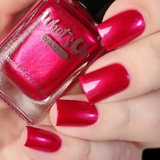 Whats Up Nails Cherry-bration Regular Polish (Metallic Red), Polish for Nail Art