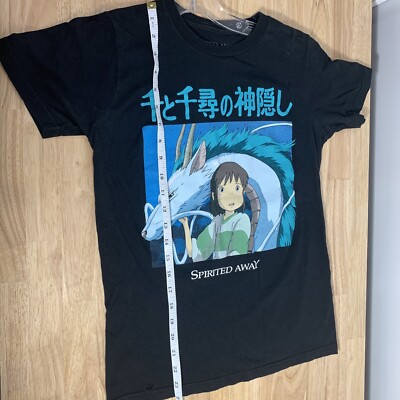 Vintage Spirited Away Studio Ghibli Graphic T Shirt Size XS | eBay