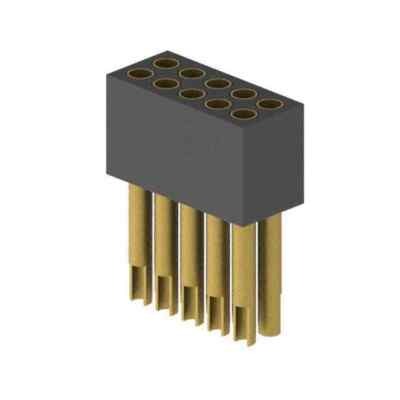CONN RCPT 10POS 0,05 GOLD PCB