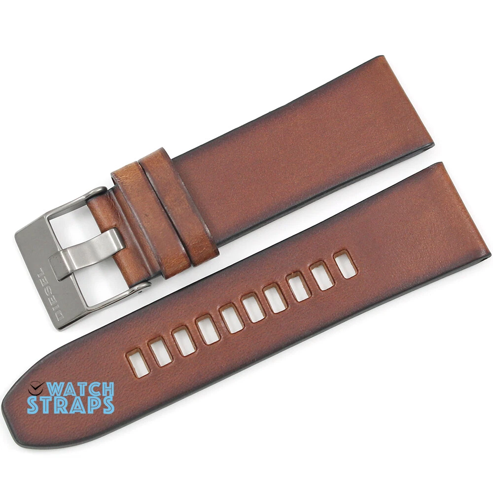 New Original DIESEL Replacement Watch Strap DZ4343 BROWN Genuine