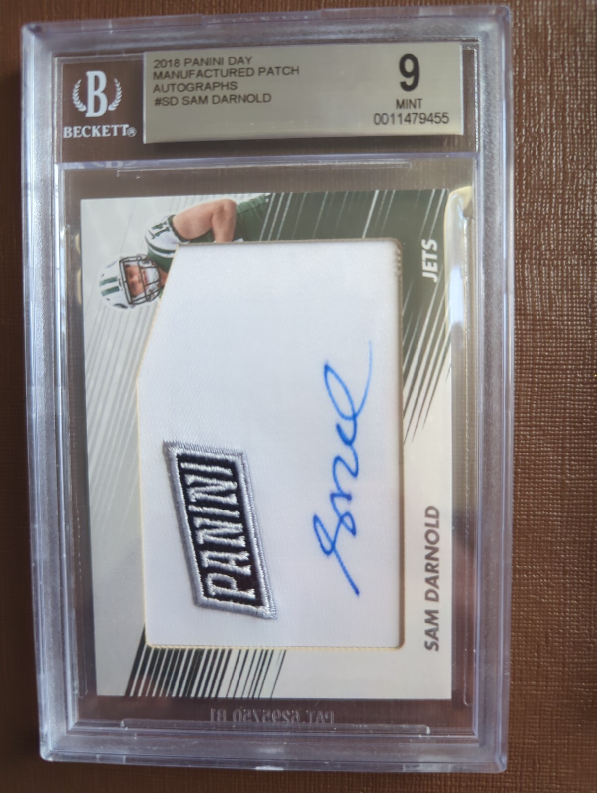 Sam Darnold Panini Day Kickoff Manufactured Patch Autographs #SD Base