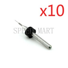 10 PCS 3D Printer Nozzle Black Cleaning Tool 0.2mm Drill Bit for Extruder RepRap