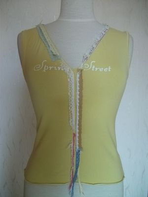 Spring Street - reizendes interessantes Shirt im Vintagelook Gr. S neuw.