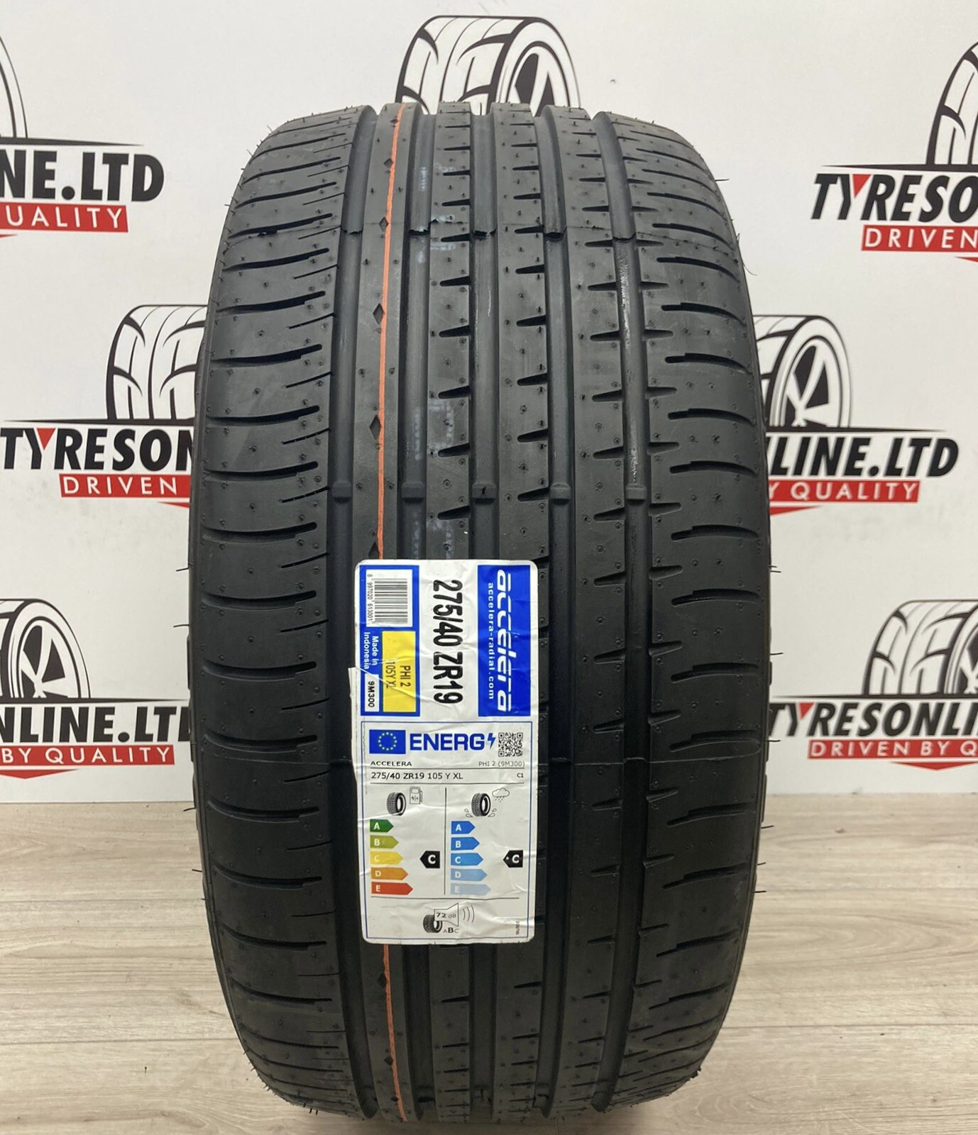 1 X 275 40 19 ACCELERA PHI-2 105Y XL 275/40ZR19 BRAND NEW TYRE
