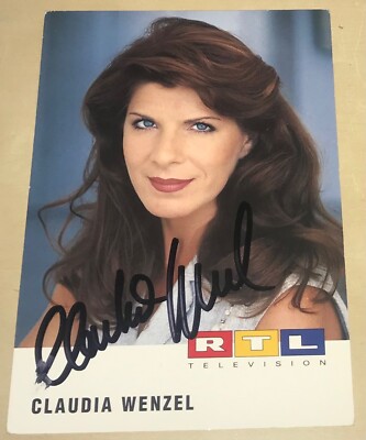 Claudia Wenzel Original signierte Autogrammkarte Autogramm Karte RTL #15