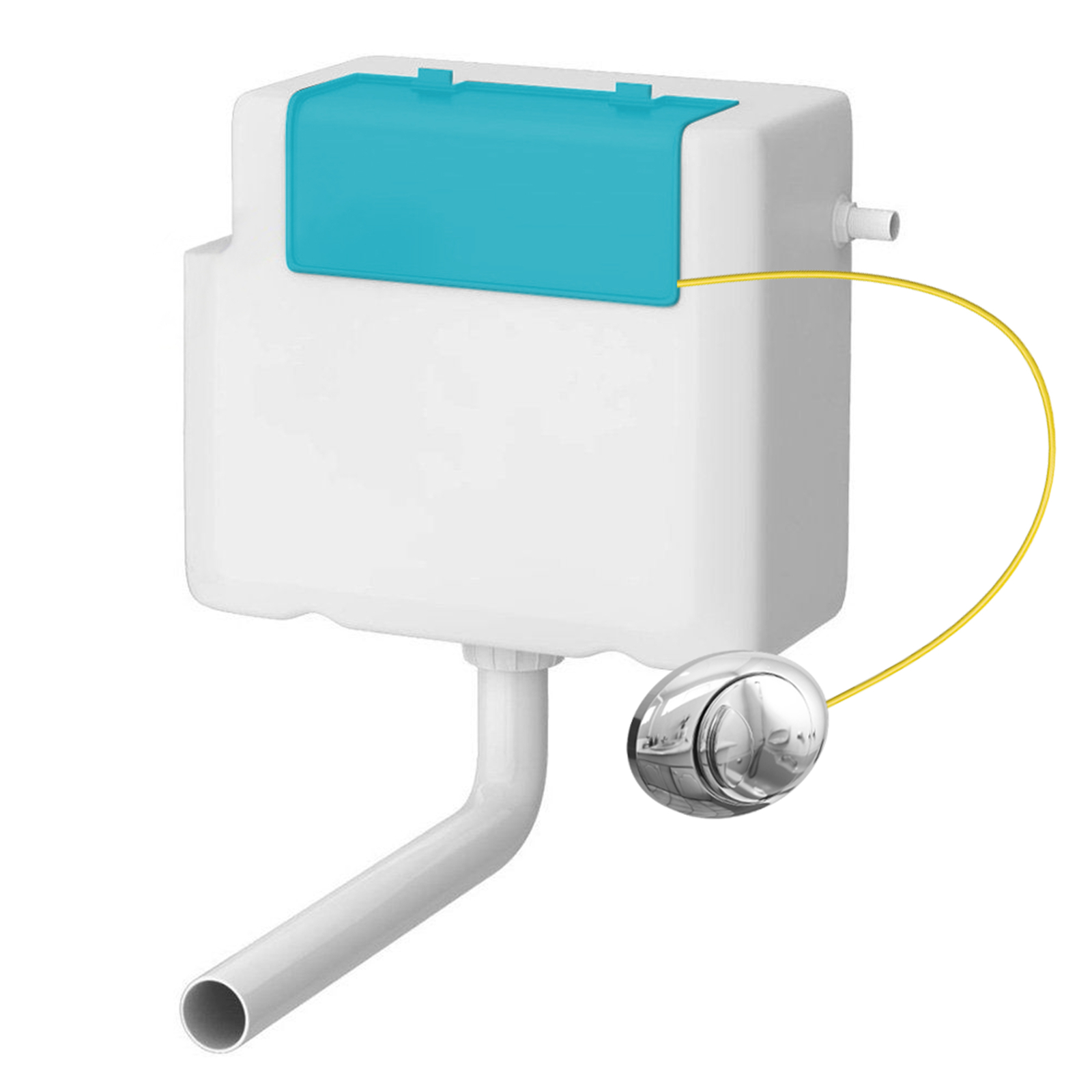 FNX Bathrooms Toilet Concealed Cistern with Chrome Button WRAS Approved