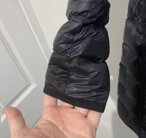 Genuine Moncler Hermine Black Down Jacket 1 S 18”ptp RRP£1395 Vgc Armoise Bady - Picture 17 of 17