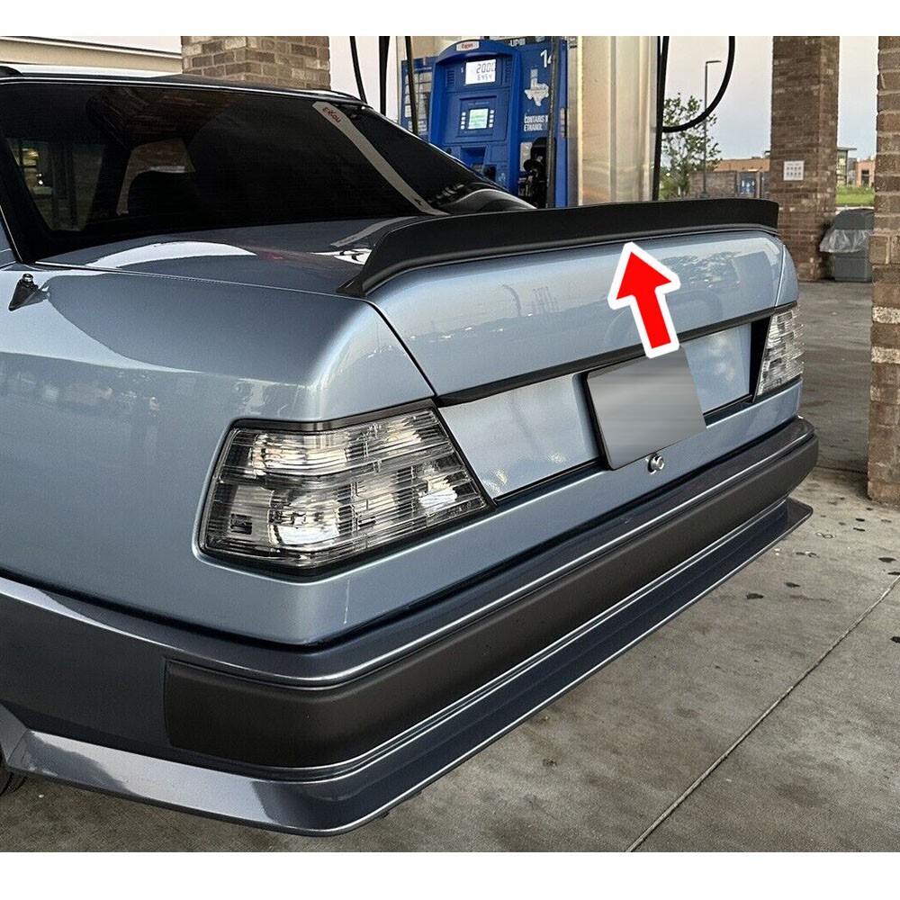 1986-1995 FOR Mercedes benz W124 Sedan L Type Trunk Lip Spoiler