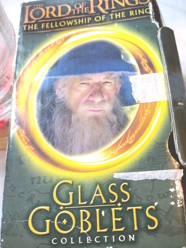 2001 El Señor de los Anillos Fellowship of the Ring GANDALF Cáliz de vidrio iluminado - Imagen 8 de 9