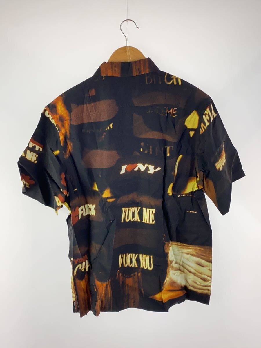 Supreme Short Sleeve Shirt 24AW Canal St. S M Polyester Black Full 