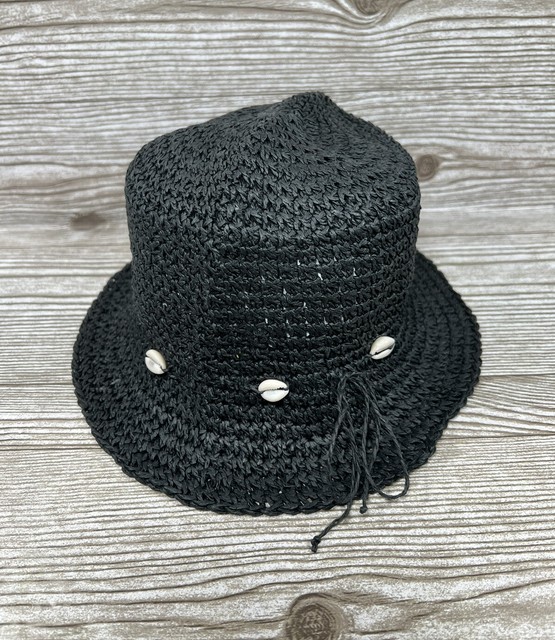 Scala 31905 Womens Wide Brim Sun Toyo Straw Floppy Hat Black One Size