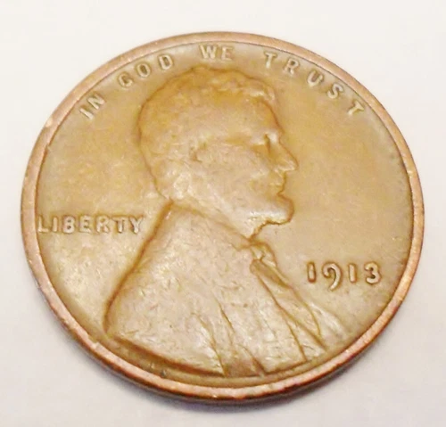 1913 P Lincoln Wheat Cent / Penny   *F - FINE*    **FREE SHIPPING**